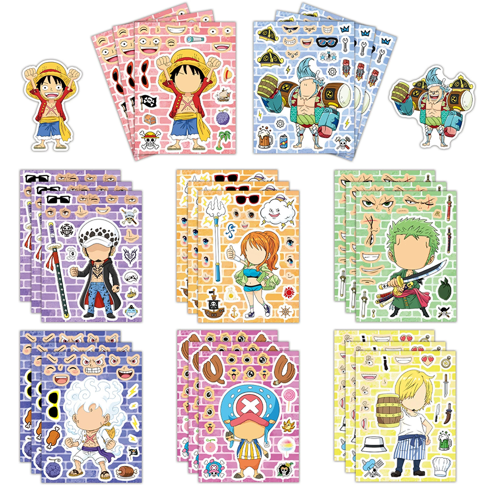 8/16sheets Cute Luffy Zoro Ani - огляд і ціна Board Game For 2 People