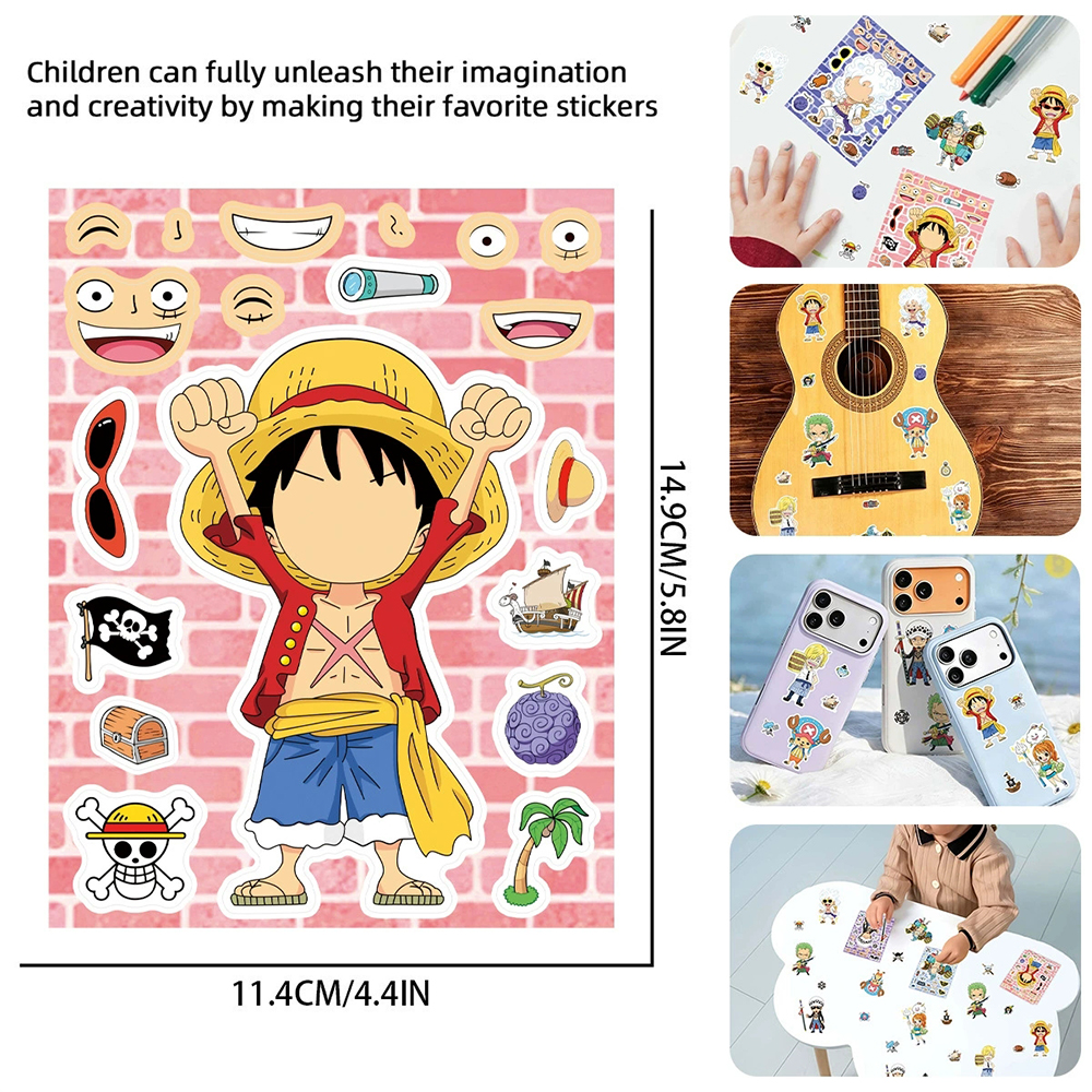 8/16sheets Cute Luffy Zoro Ani - огляд і ціна Board Game For 2 People