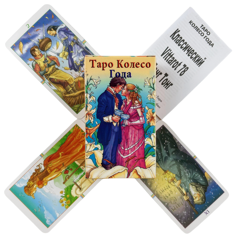 Russian Wheel of the Year Taro - огляд і ціна Board Game Instruction