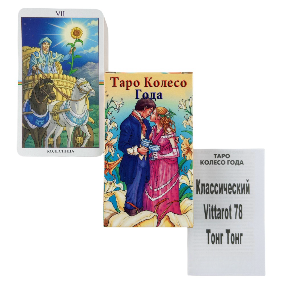 Russian Wheel of the Year Taro - огляд і ціна Board Game Instruction