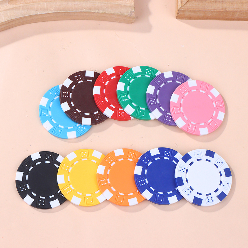 B*10 Pcs 11.5g ABS Plastic Pok - огляд і ціна Board Game With Chips
