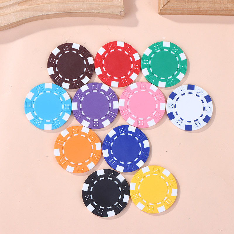 B*10 Pcs 11.5g ABS Plastic Pok - огляд і ціна Board Game With Chips