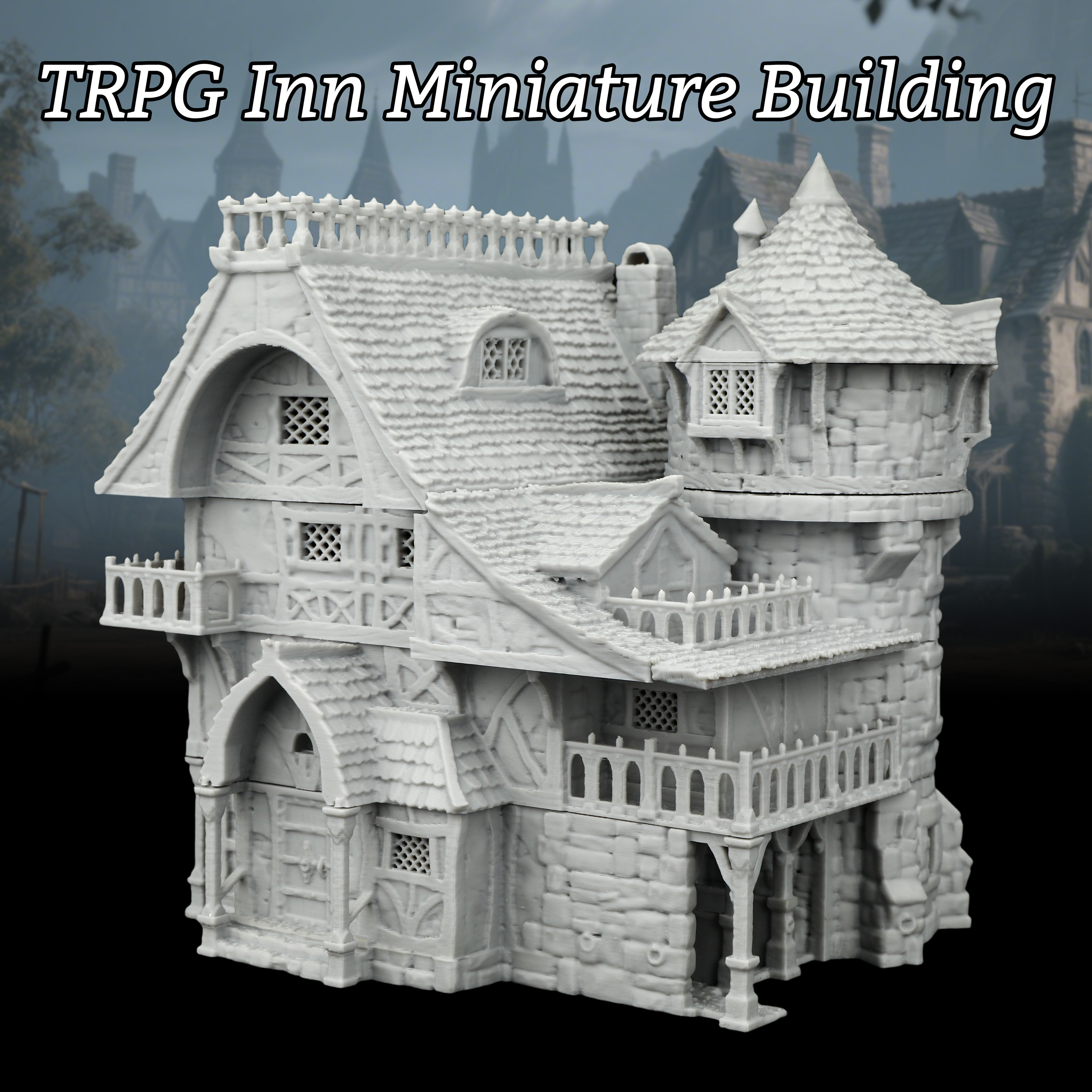 Fantasy Inn Miniature Building - огляд і ціна Board Game Dune