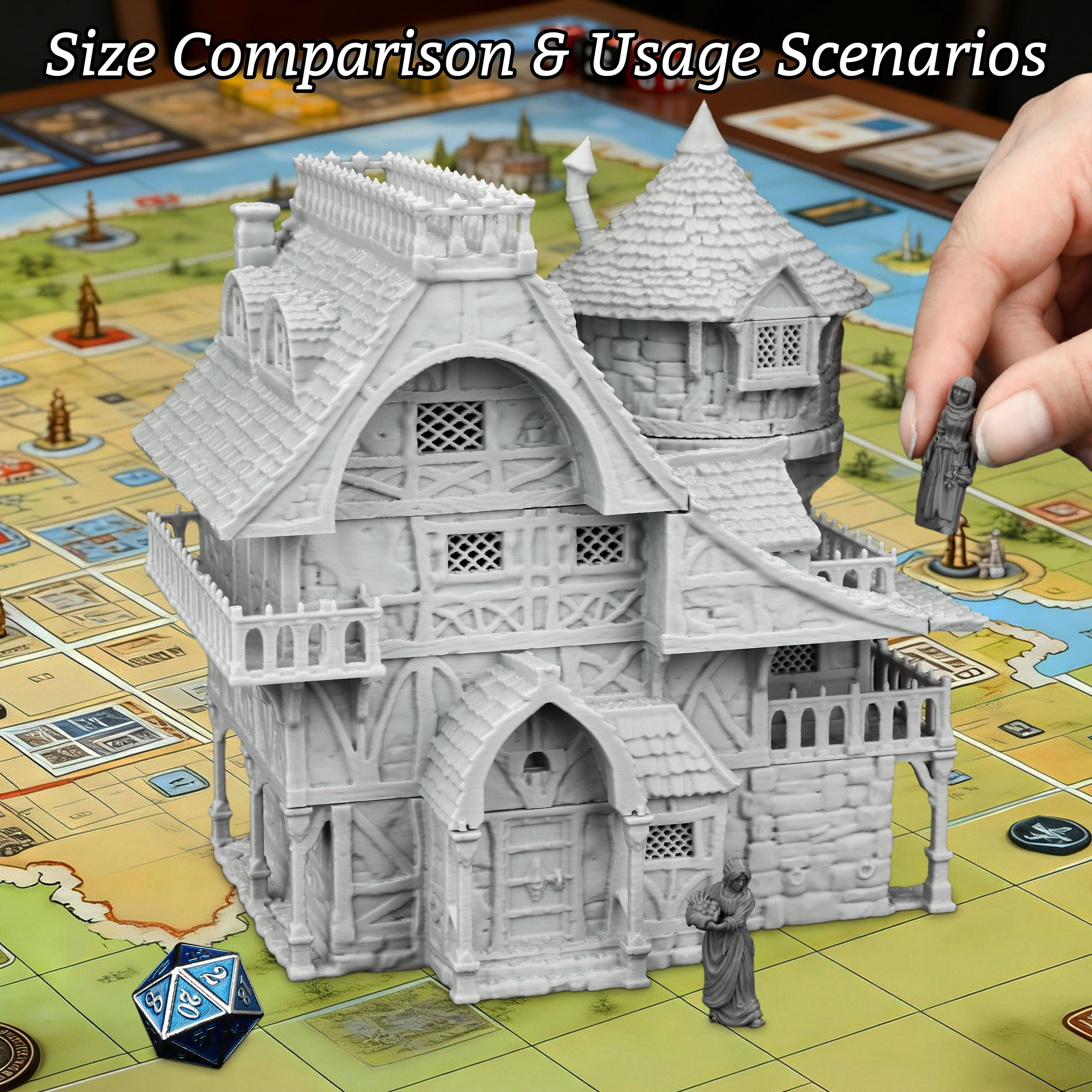 Fantasy Inn Miniature Building - огляд і ціна Board Game Dune