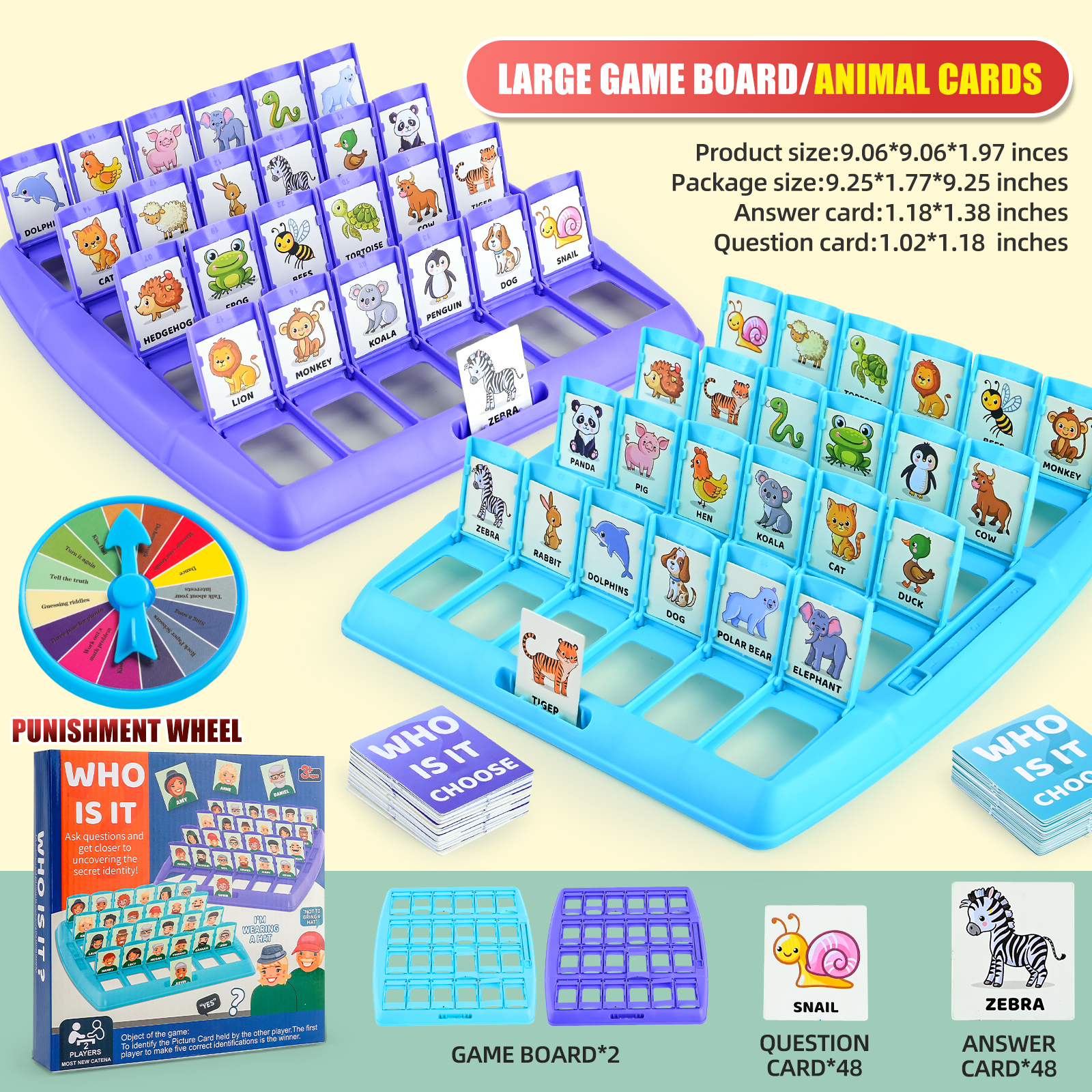 Guess Who I Am, Children'S Puz - огляд і ціна Board Game With Chips
