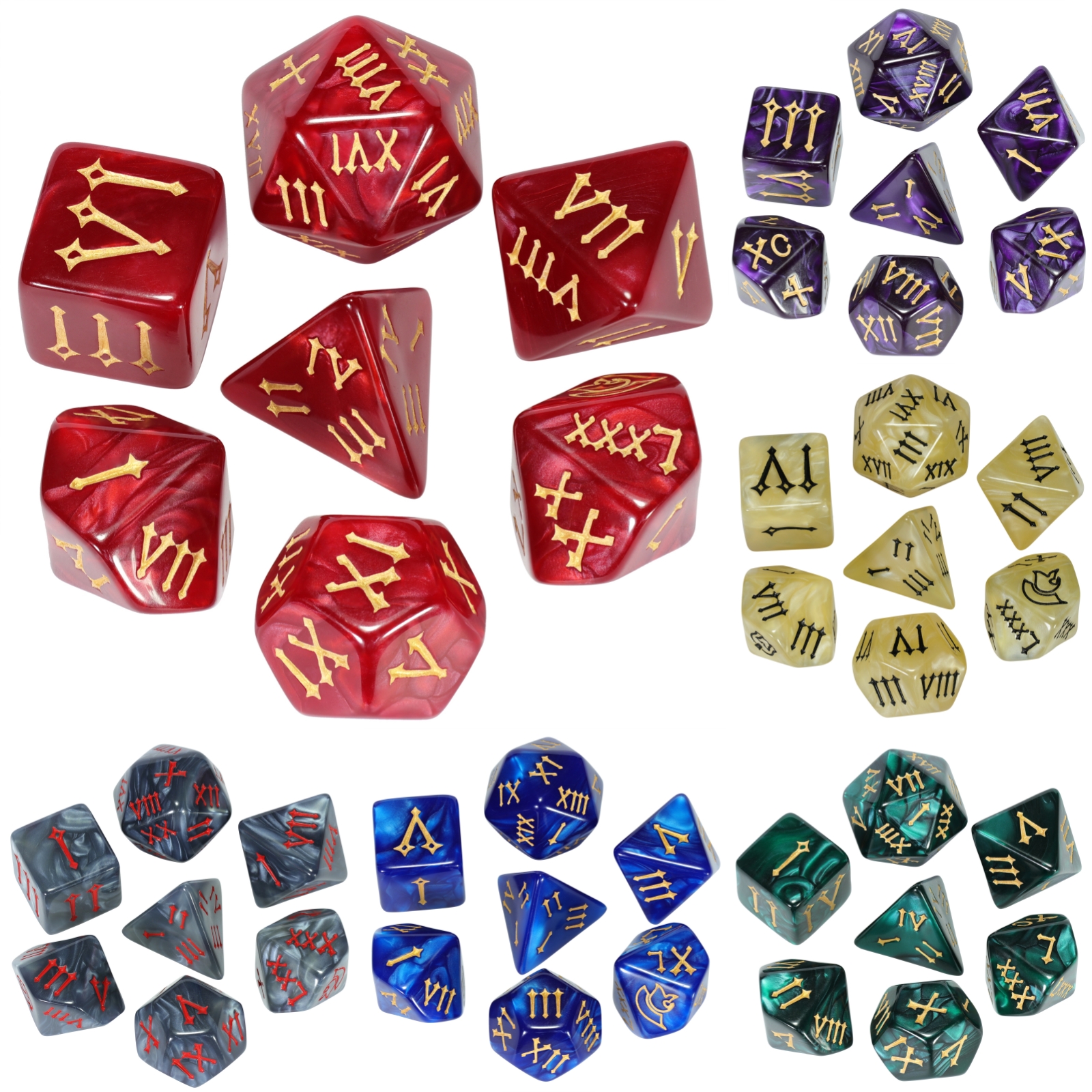 Roman Font Dice Polyhedral Dic - огляд і ціна Board Game Font