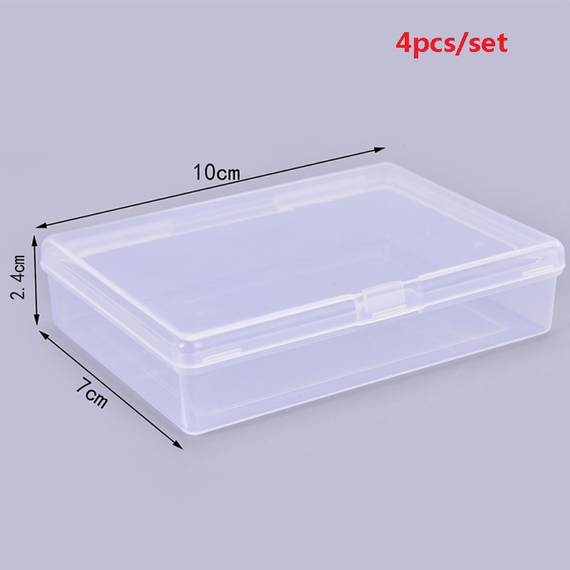 4PCS 10*7*2.4cm Transparent pl - огляд і ціна Board Game With Chips