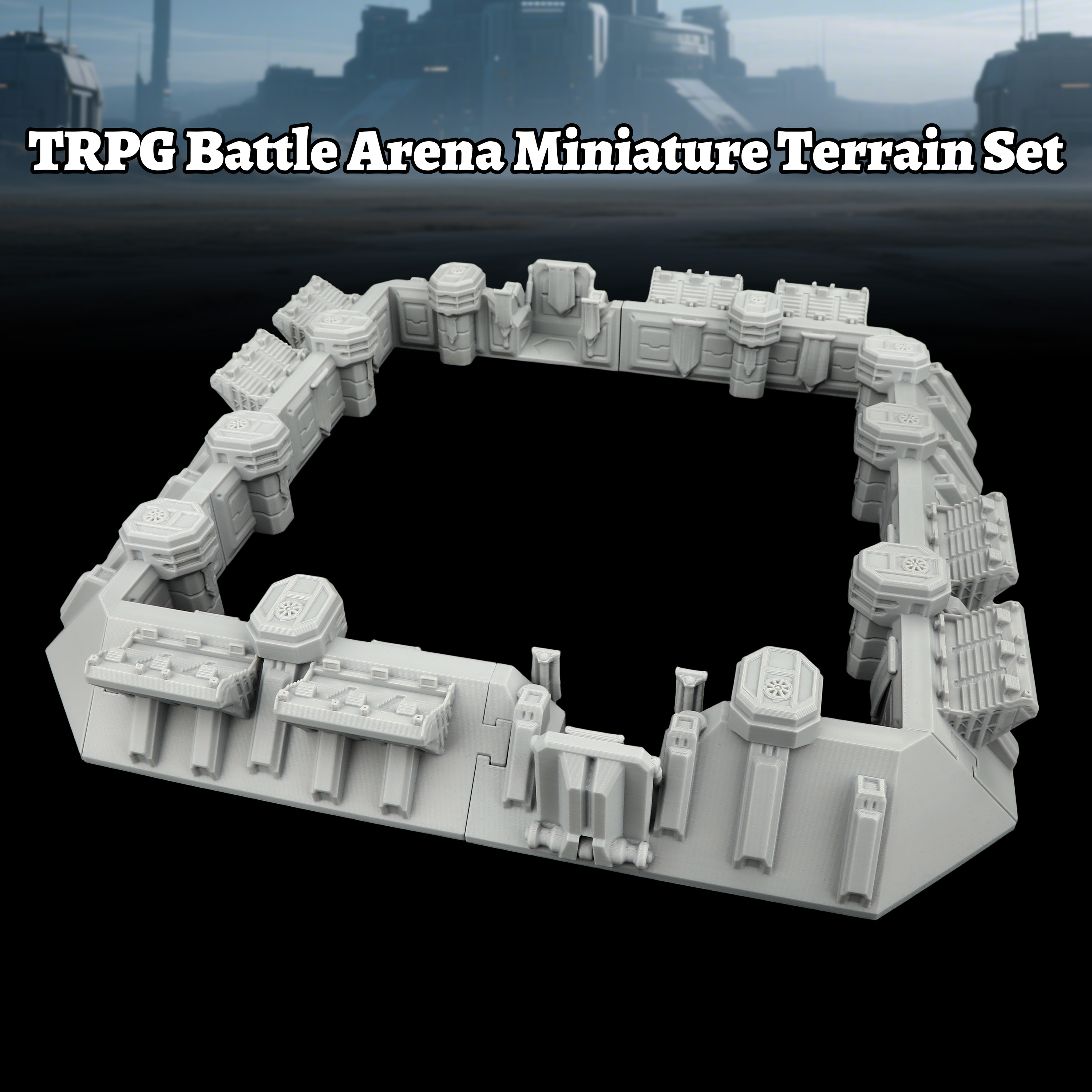 Sci-Fi Arena Terrain Set - Gre - огляд і ціна Board Game Dune