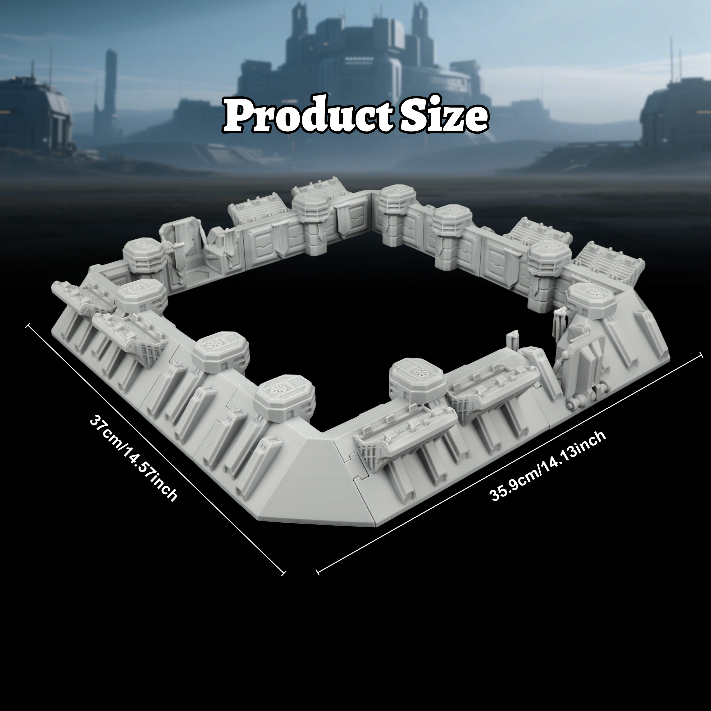 Sci-Fi Arena Terrain Set - Gre - огляд і ціна Board Game Dune