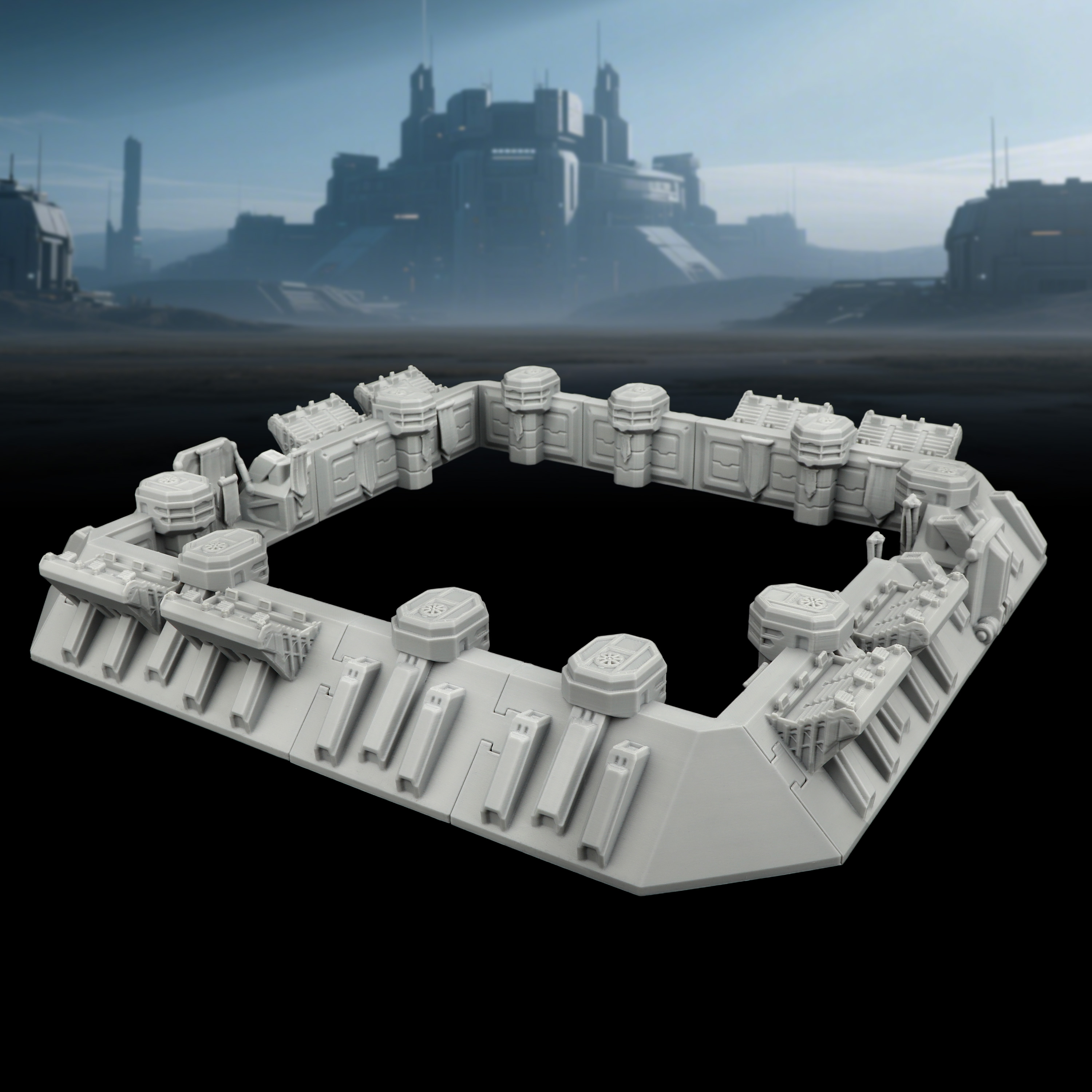 Sci-Fi Arena Terrain Set - Gre - огляд і ціна Board Game Dune