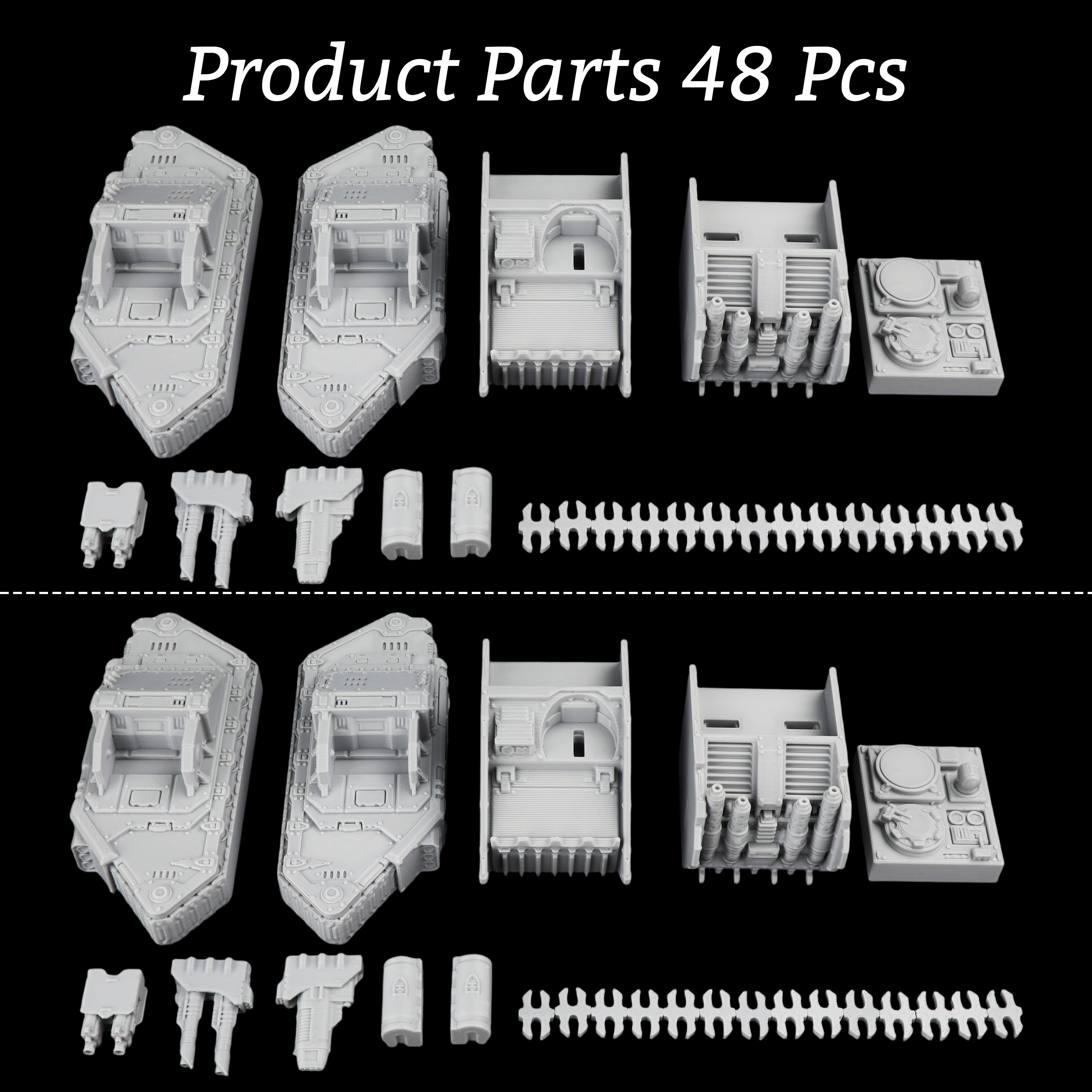 2Pcs Sci-Fi Tank Miniature Set - огляд і ціна Board Game Dune