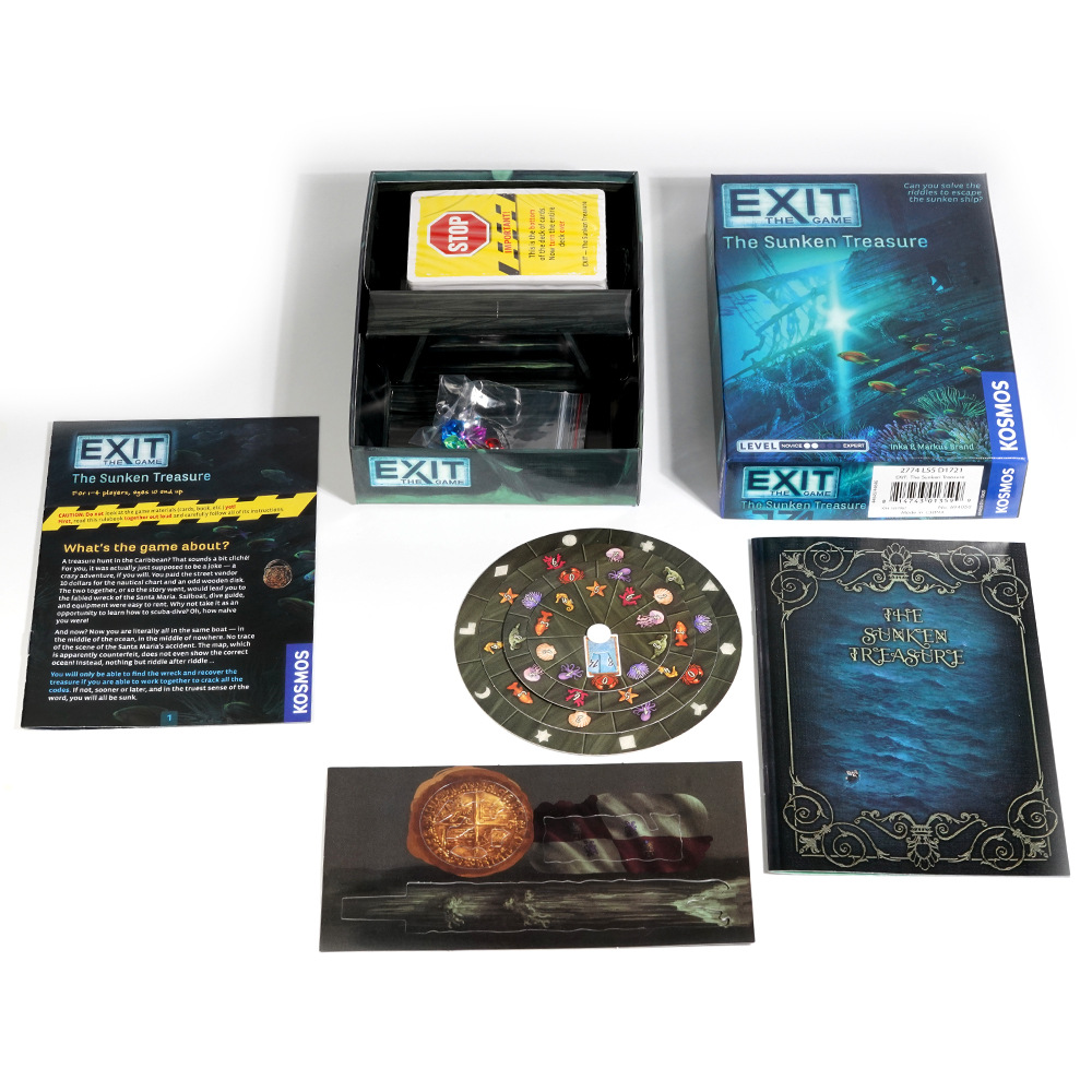 EXIT: The Sunken Treasure - Un - огляд і ціна Board Game Saboteur