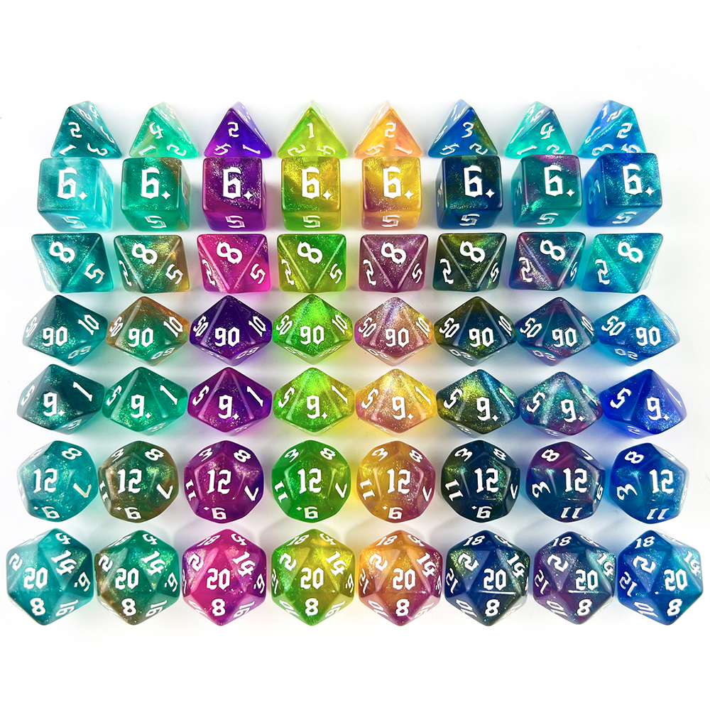 DND dice RPG dice Acrylic dice - огляд і ціна Board Game Font