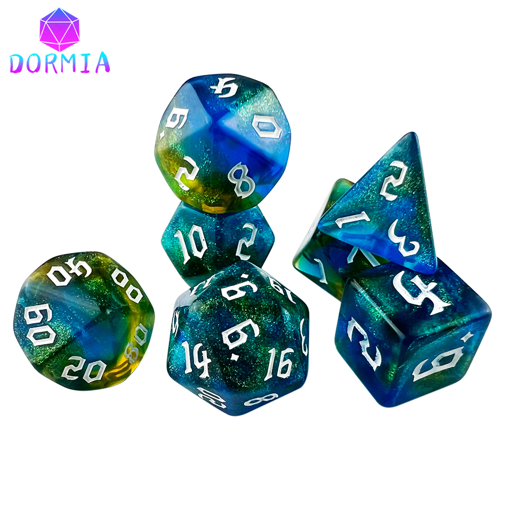 DND dice RPG dice Acrylic dice - огляд і ціна Board Game Font