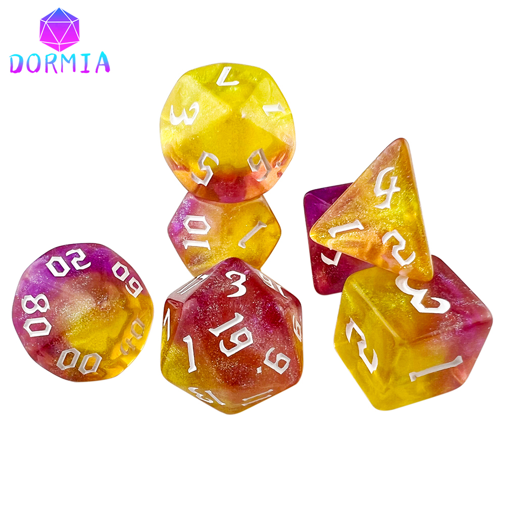 DND dice RPG dice Acrylic dice - огляд і ціна Board Game Font