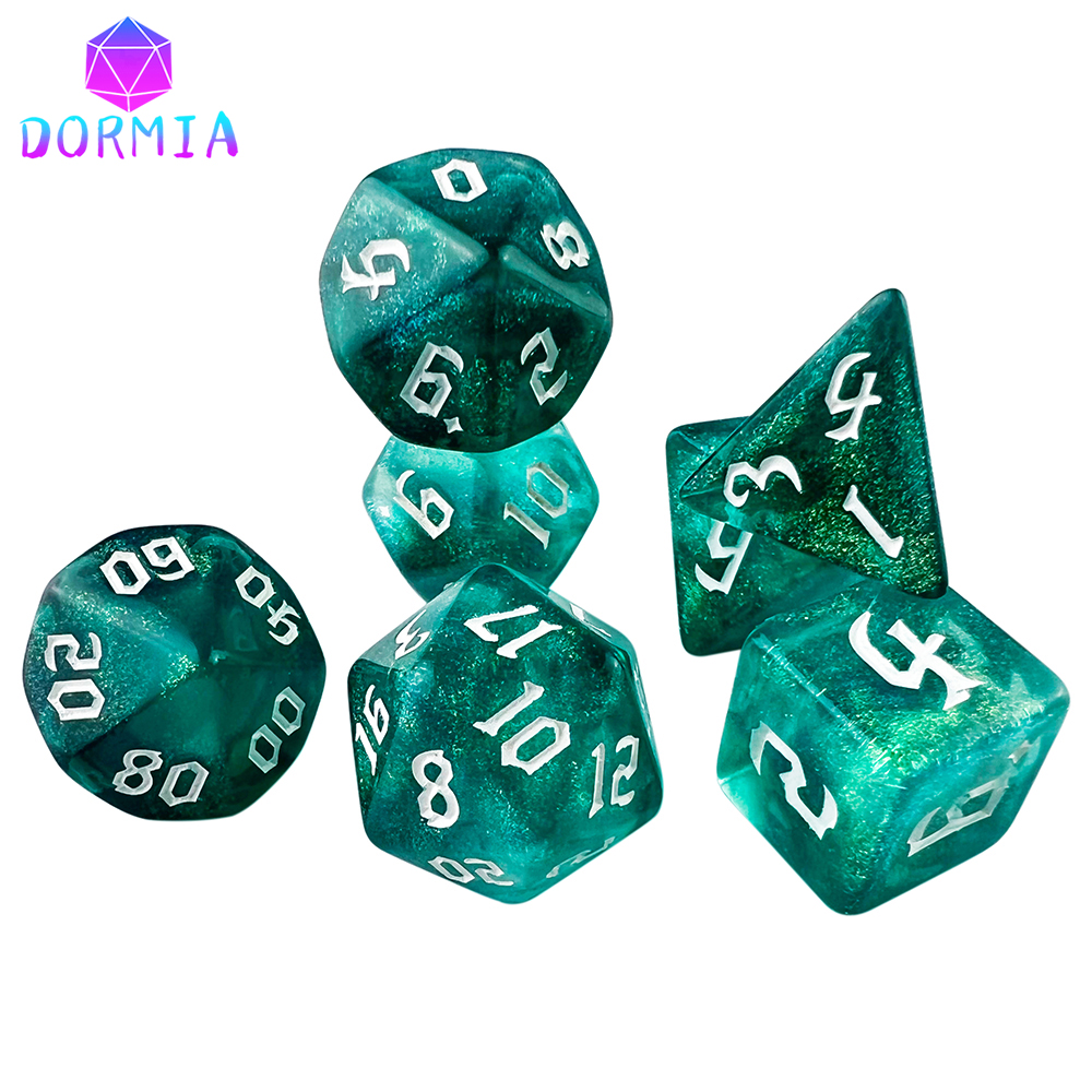 DND dice RPG dice Acrylic dice - огляд і ціна Board Game Font