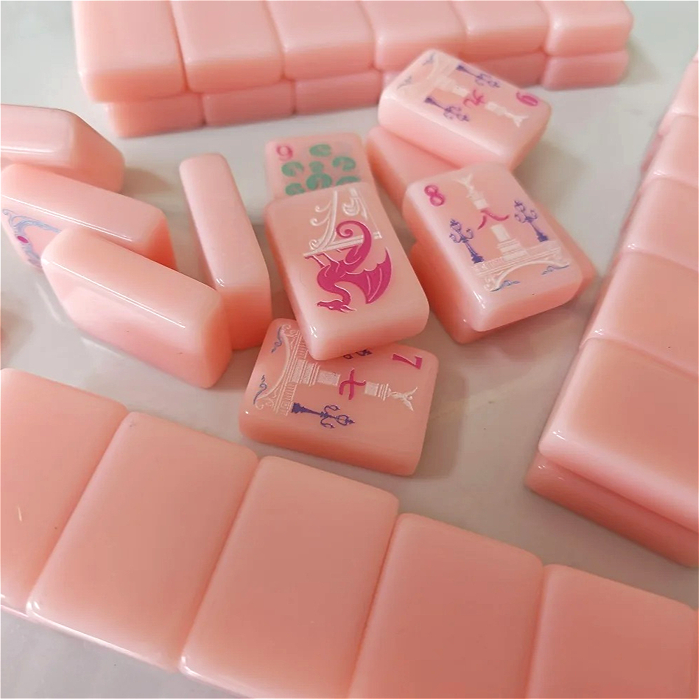 Bright Pink Single Layer Ameri - огляд і ціна Board Game Mahjong