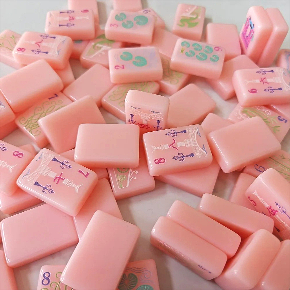 Bright Pink Single Layer Ameri - огляд і ціна Board Game Mahjong