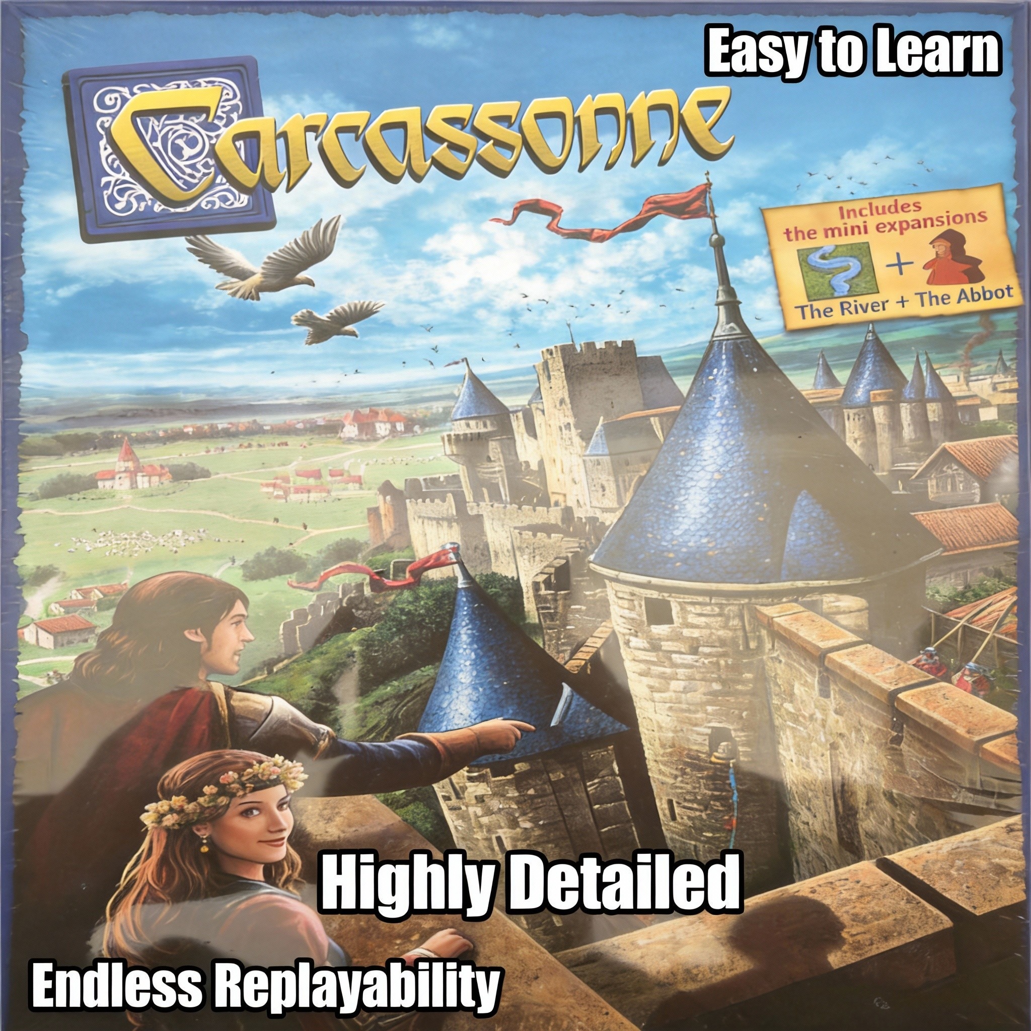Carcassonne （English Edition）  - огляд і ціна Board Game Strategi
