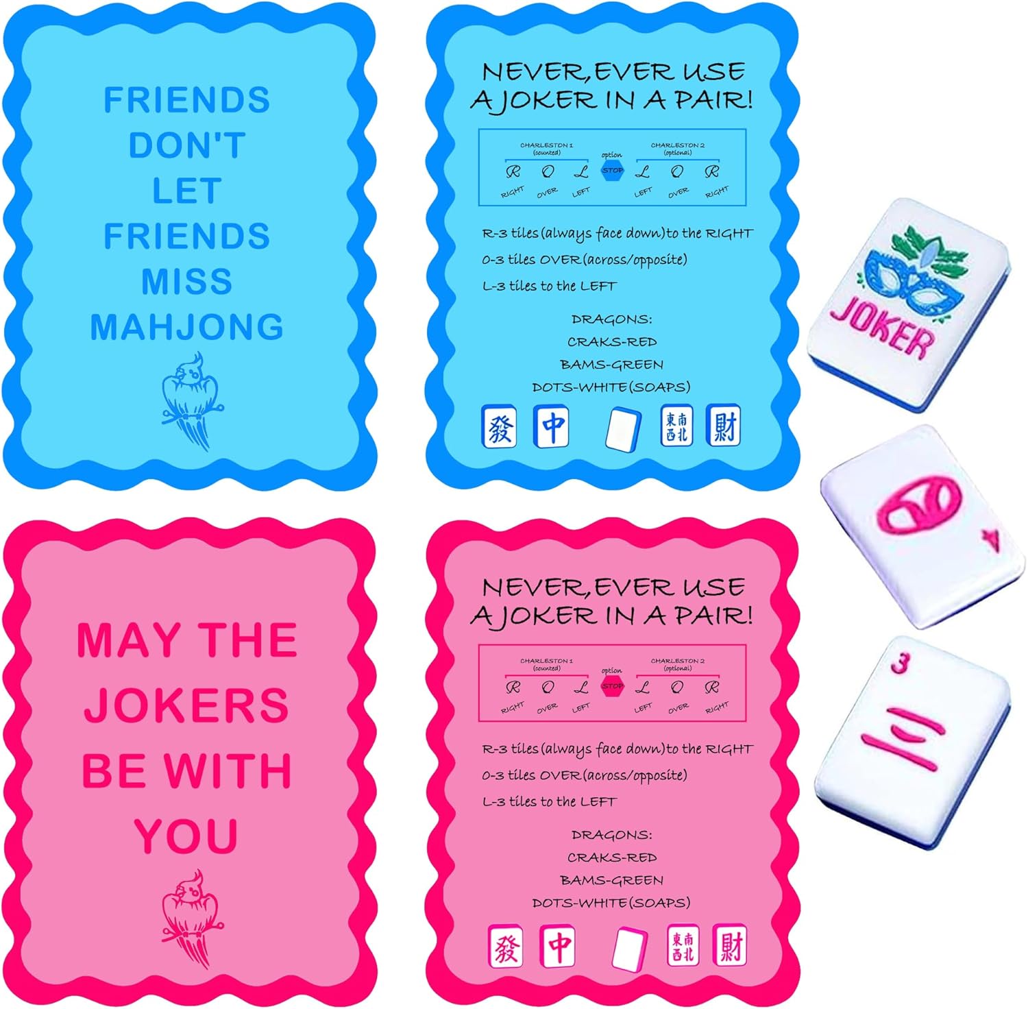 4 Pcs Mahjong Shuffler Cards f - огляд і ціна Board Game Mahjong