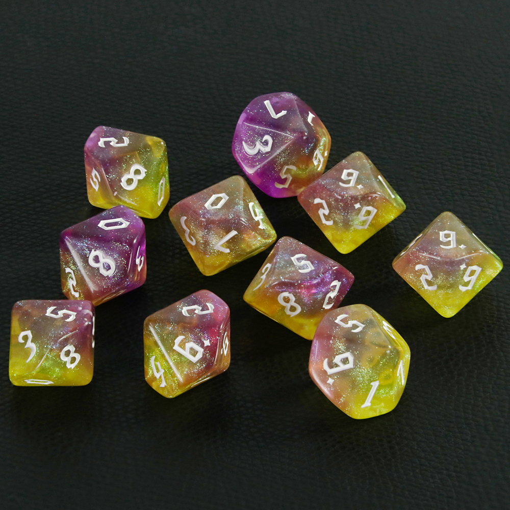 D10 Role Games Dice Role DND D - огляд і ціна Board Game Font