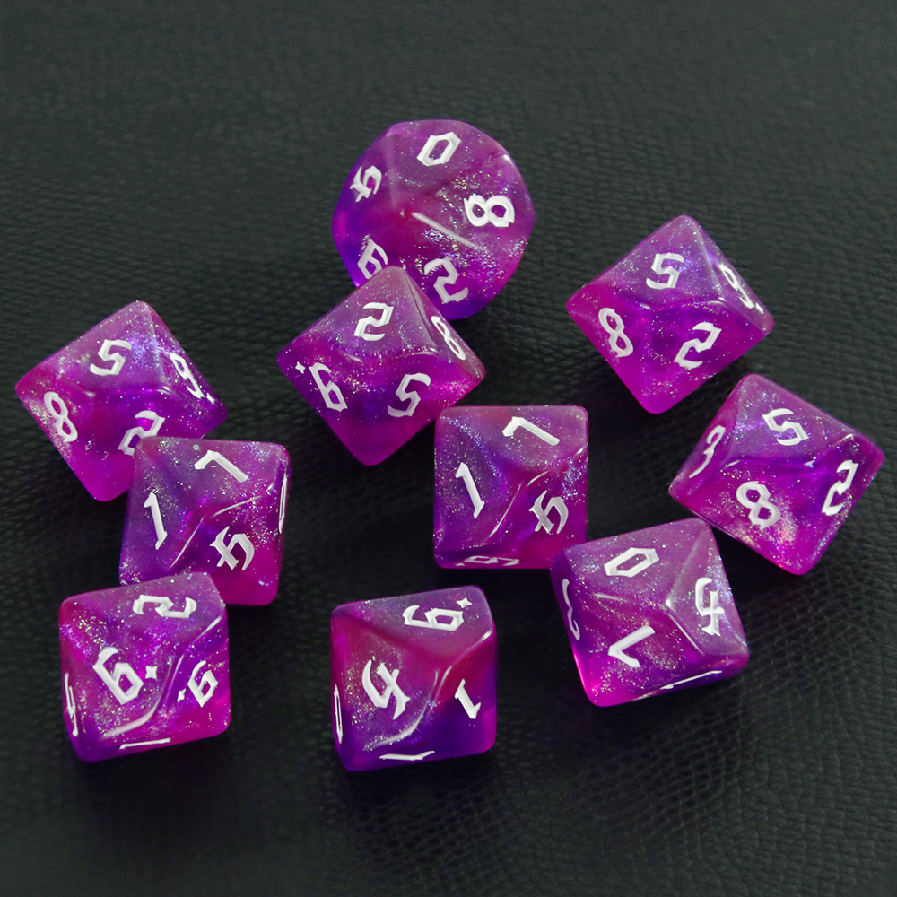 D10 Role Games Dice Role DND D - огляд і ціна Board Game Font