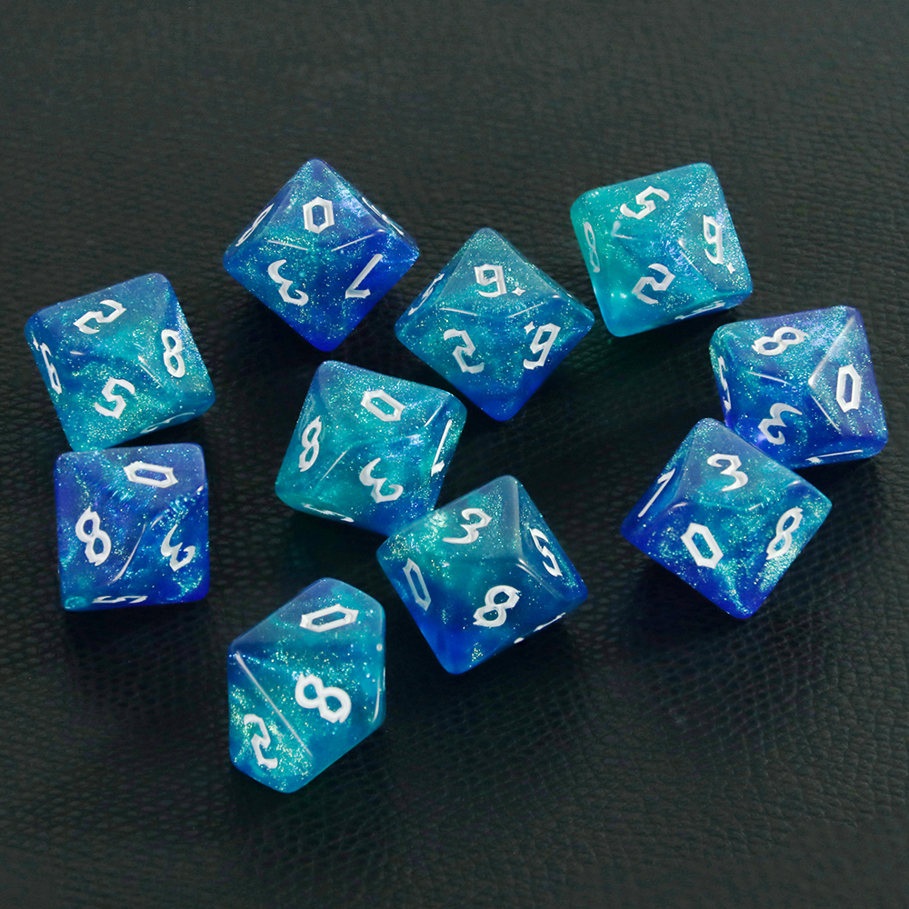 D10 Role Games Dice Role DND D - огляд і ціна Board Game Font