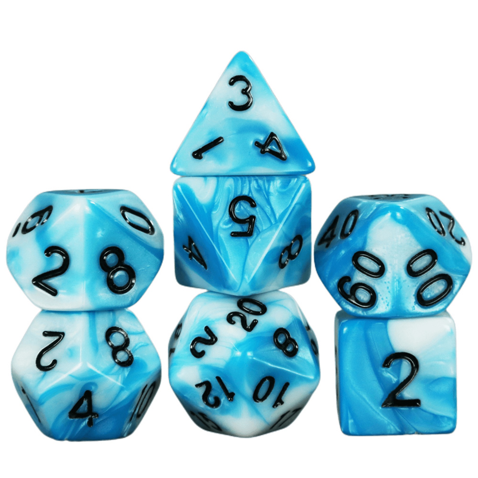 7pcs DND Dice Mixing Color Pol - огляд і ціна Board Game Electronic Table