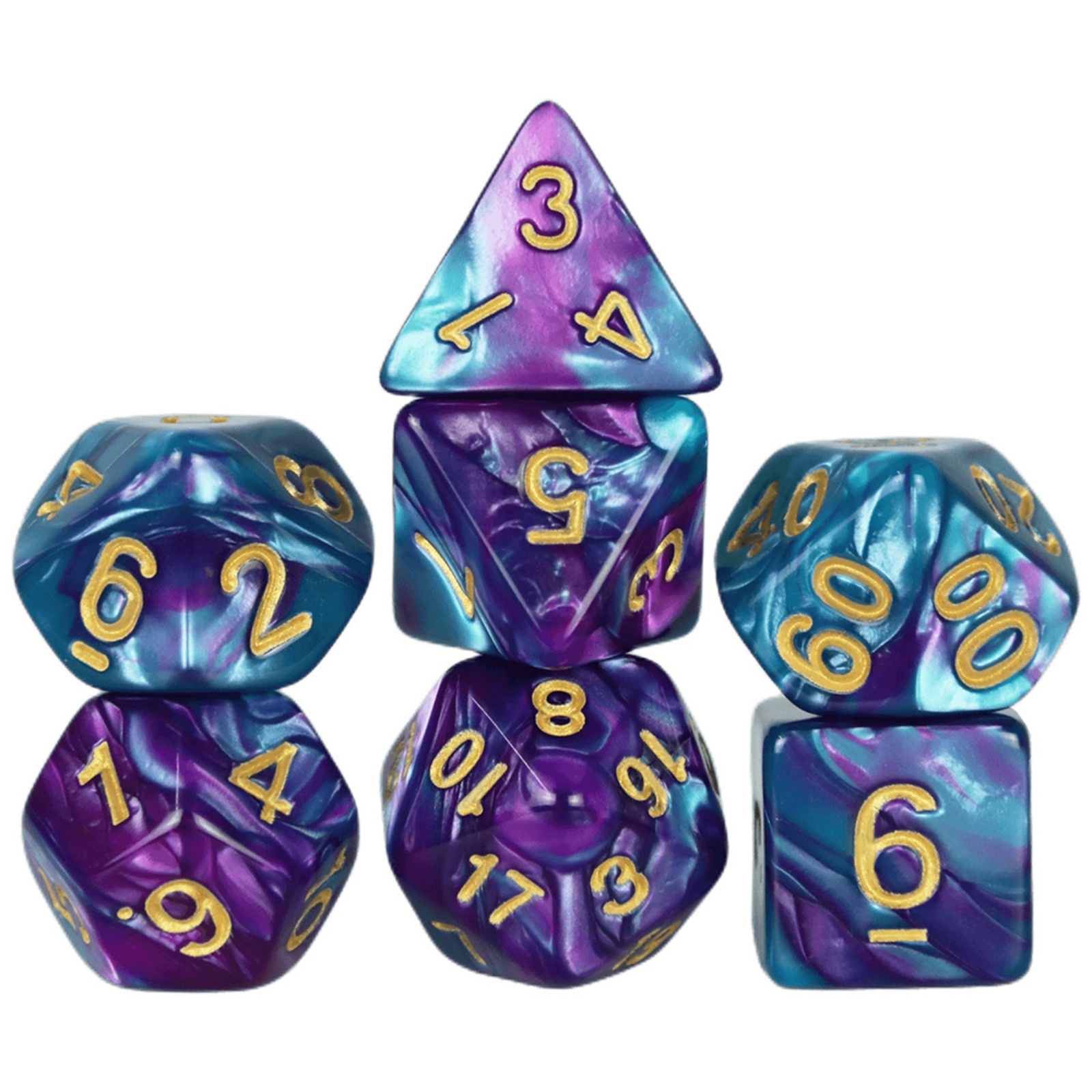 7pcs DND Dice Mixing Color Pol - огляд і ціна Board Game Electronic Table