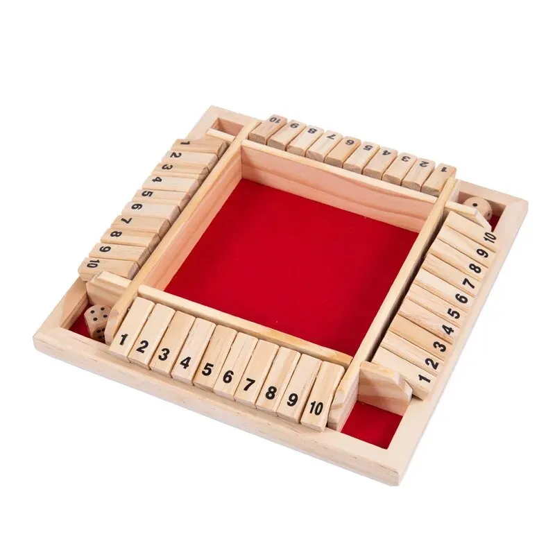 Wooden Shut The Box Dice Board - огляд і ціна Board Game Electronic Table