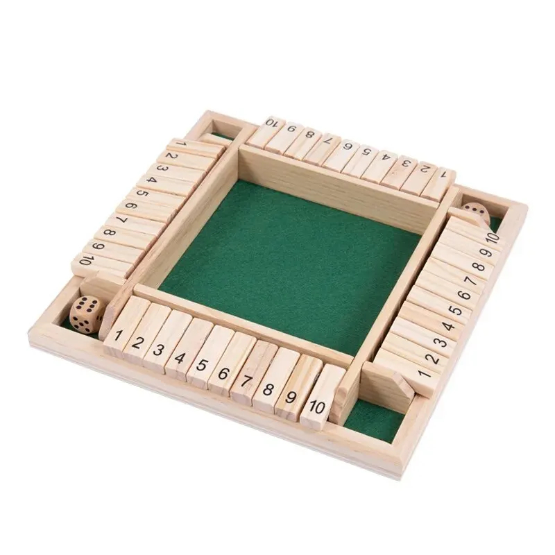 Wooden Shut The Box Dice Board - огляд і ціна Board Game Electronic Table