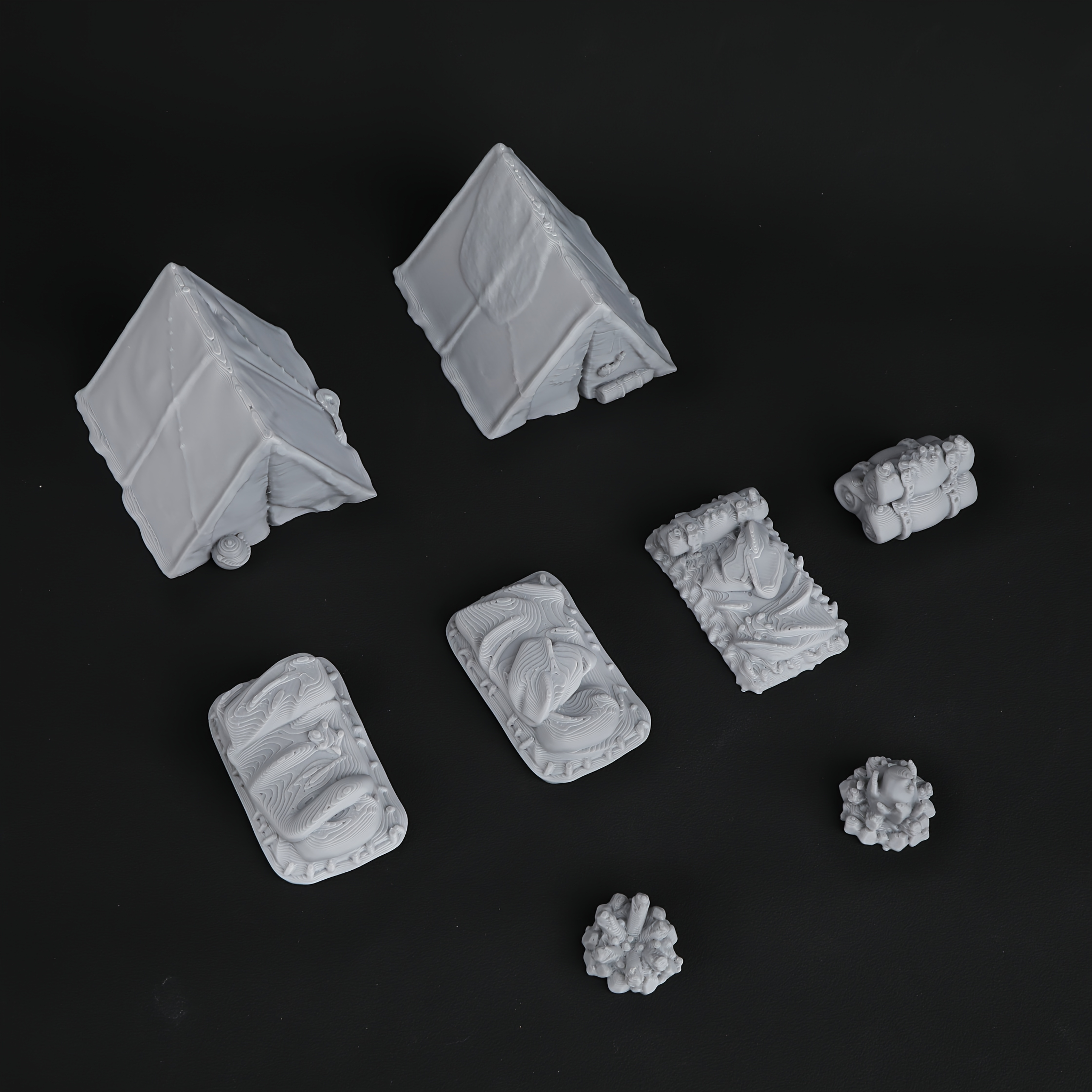 8pcs RPG Adventurer's Camp Min - огляд і ціна Board Game Dune