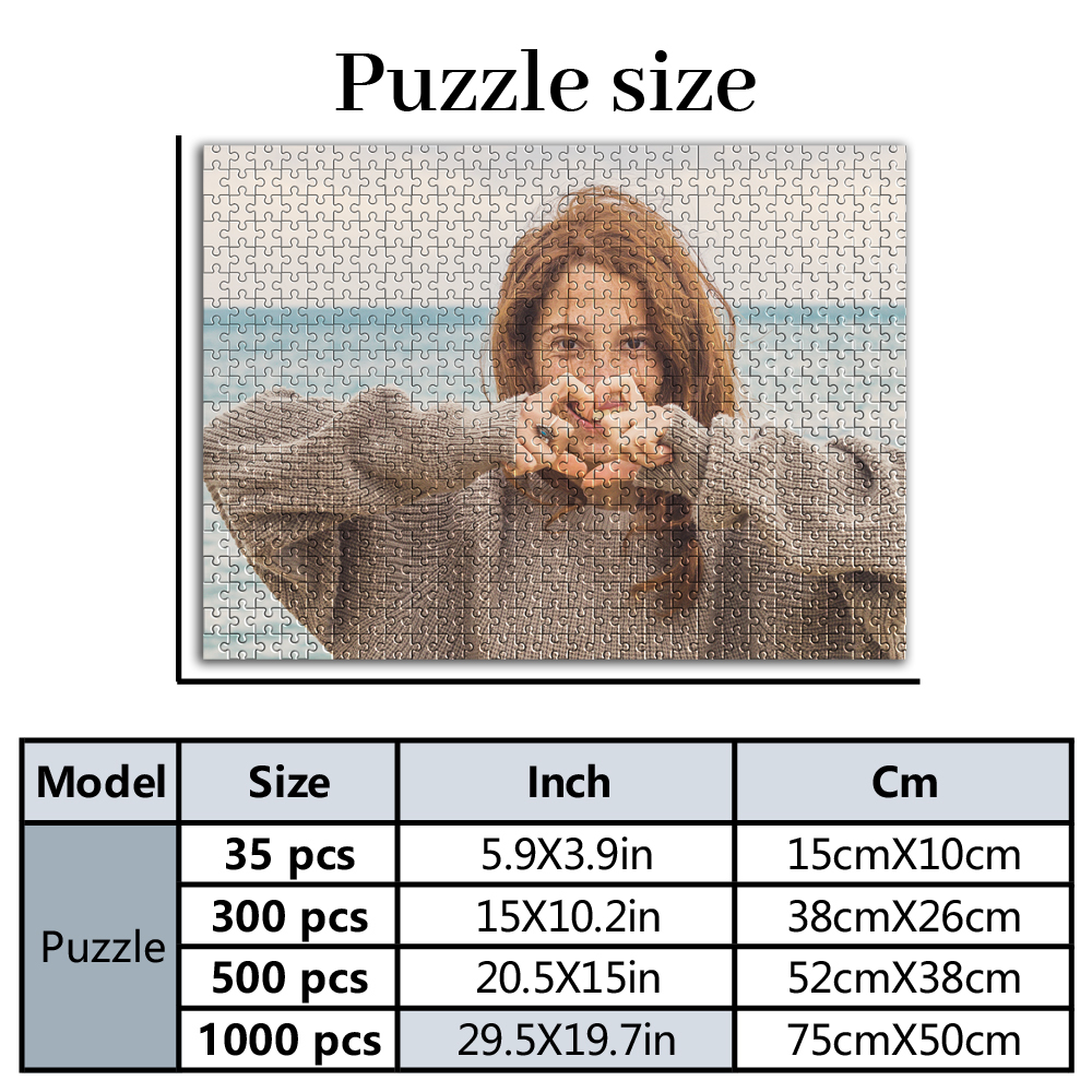 35/300/500/1000pcs Personalize - огляд і ціна Jigsaw Puzzle Adult
