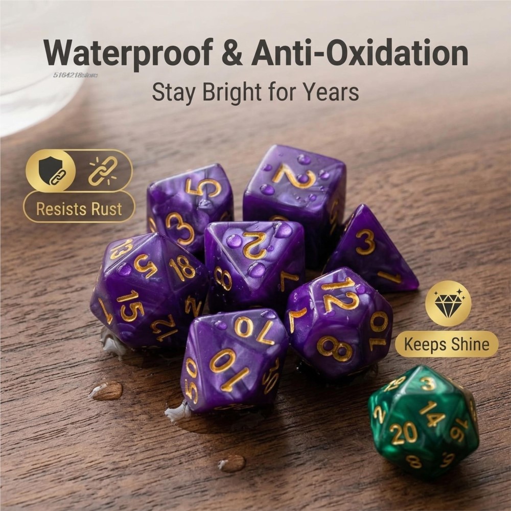 7pcs Set Dice Board Games Roll - огляд і ціна Board Game Verdant
