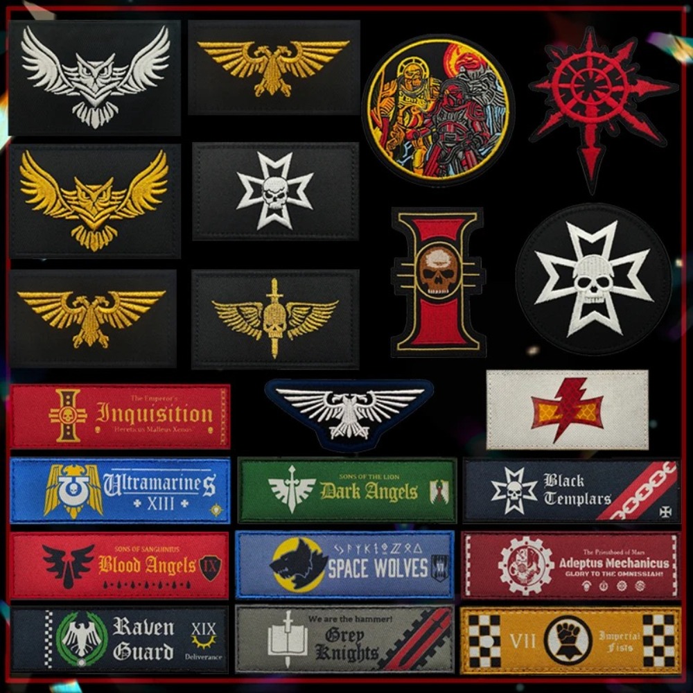 Warhammer 40K Badge Velcro Bac - огляд і ціна Board Game Warhammer 40K