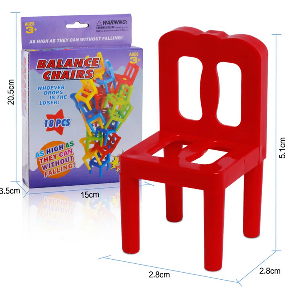 18Pcs/Set Balance Chairs Board - огляд і ціна Board Game Saboteur