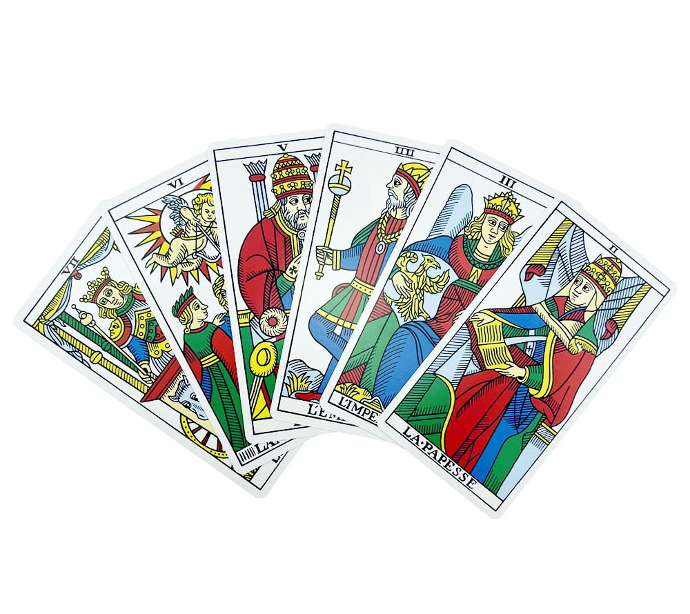 12x6.5cm Marseille Tarot Deck  - огляд і ціна Board Game Instruction